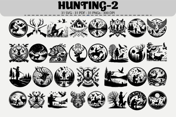 Download Wildlife Hunting SVG – 31 Designs - Wildlife Collection