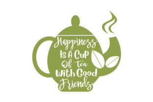 Download Happiness is a Cup of Tea with Good Friends - Premium Resources