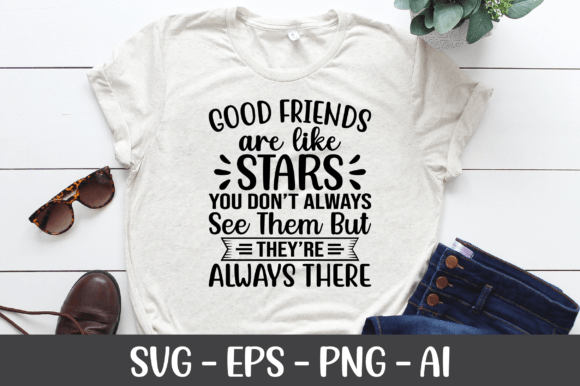 Download Good Friends Are Like Stars SVG - Good friends Collection