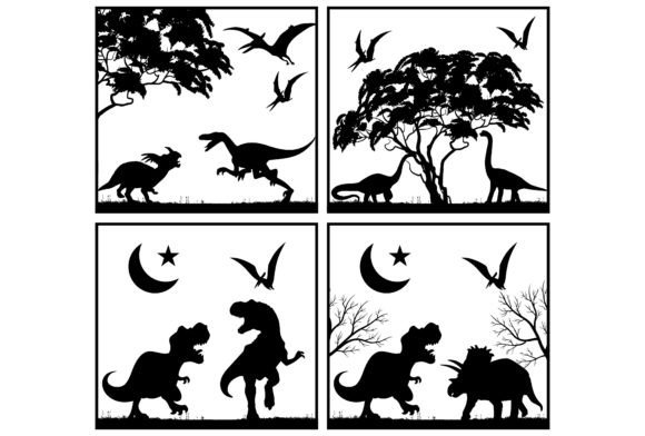 Download Laser Cut Dinosaur 3D SVG Silhouette - 3d svg Collection